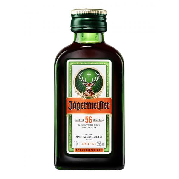 Jagermeister herb liqueur 35 % 0.04l