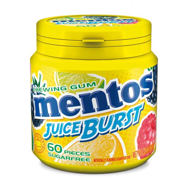 Mentos Juice burst yellow 120g,