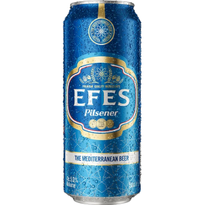 Efes Pilsener beer can 0.5L