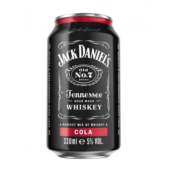 Jack Daniels & Cola 5% 0.33L Can