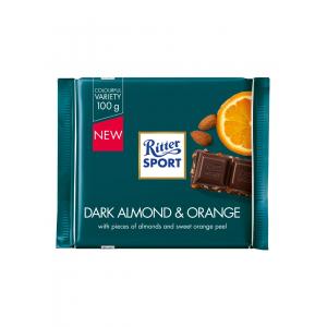 Ritter Sport Dark Almond & Orange 100g