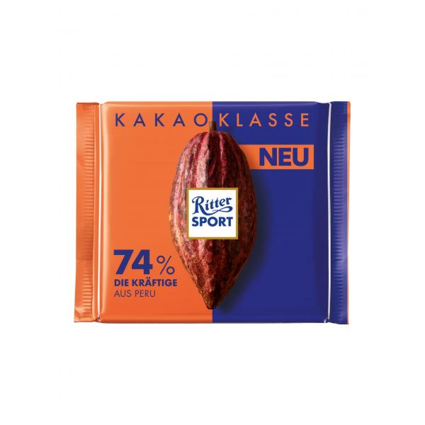 Ritter Sport Cocoa Class 74% Peru 100g