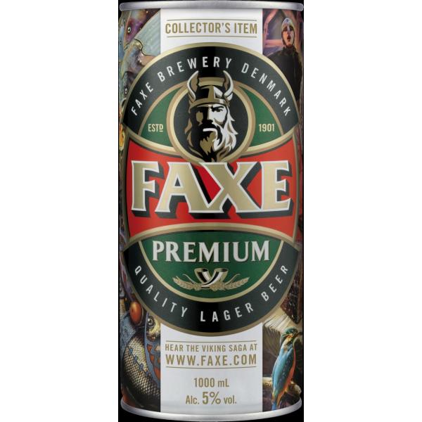 Beer Faxe Premium 5% 1.0L Can