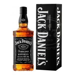 Jack Daniel s Black Label TIN BOX 40 % 1l