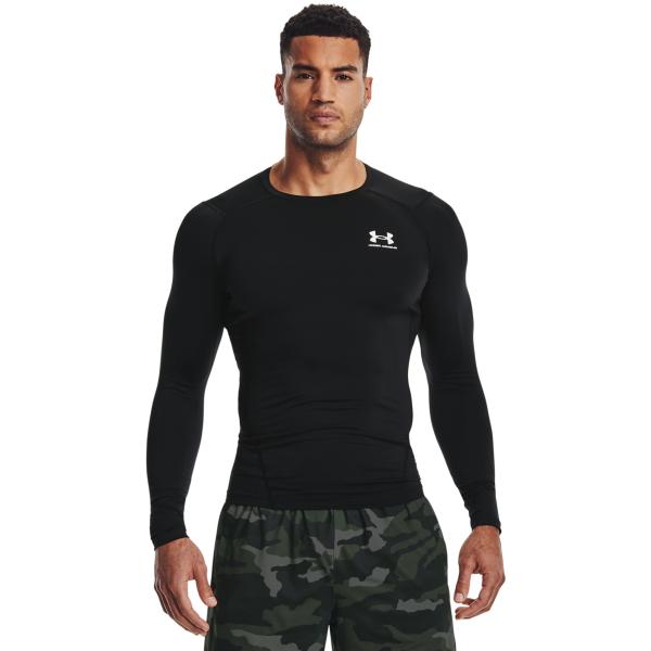 Under Armour APP MEN 1361524-001-S HG Compression Long Sleeve T-Shirt