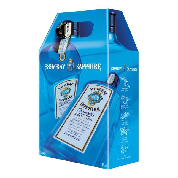 Bombay Sapphire 47% 2x1L