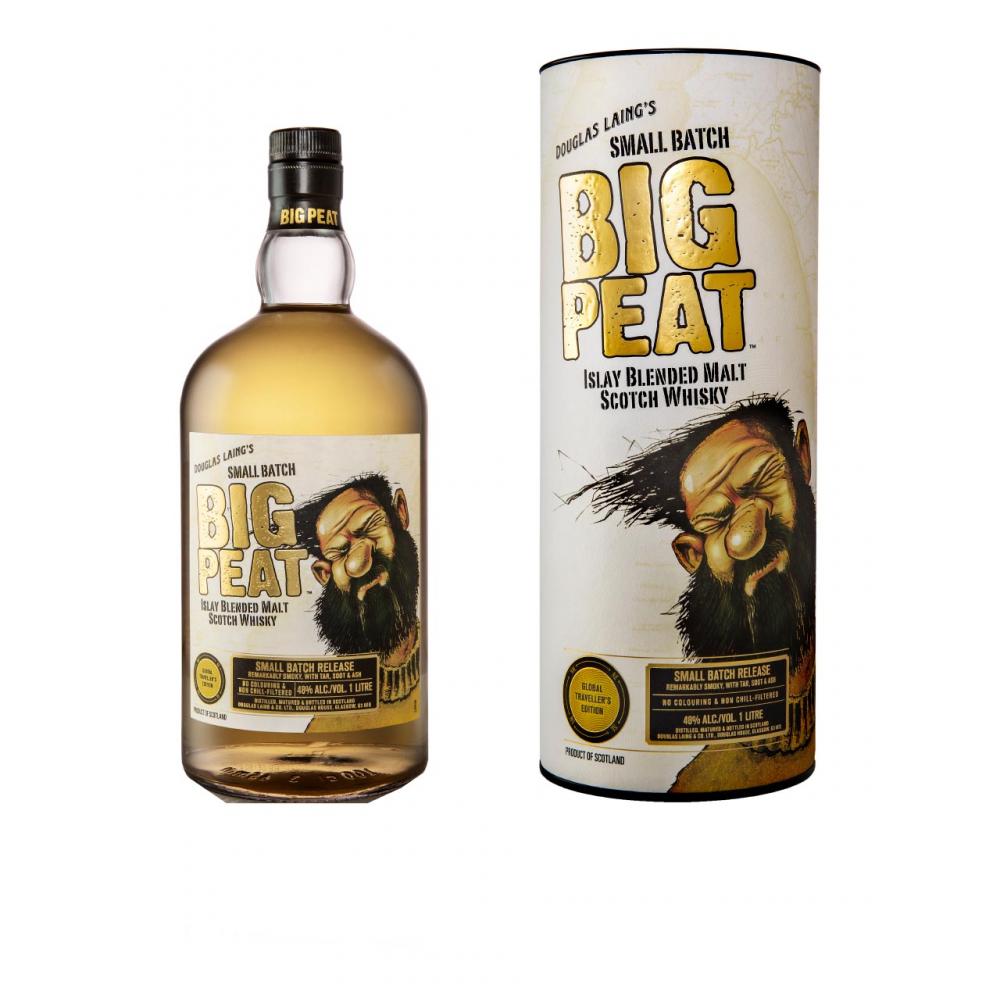Big peat whisky islay blended malt scotch whisky 