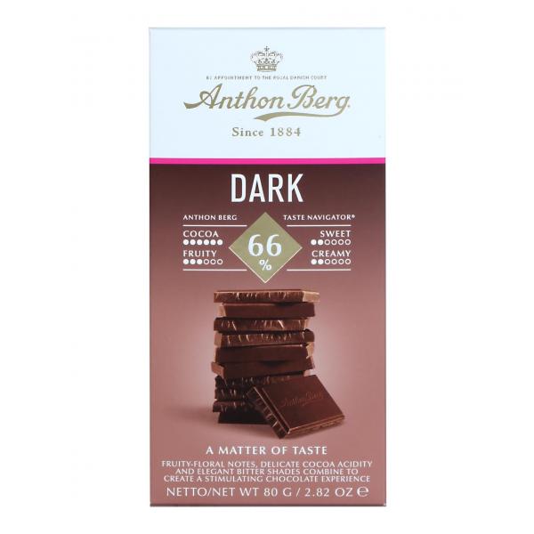 Anthon Berg Dark Tablets 66% 80g