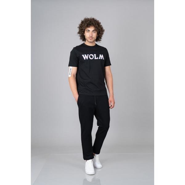 WOLM T-shirt 22PEW016 10-BLACK-XXL
