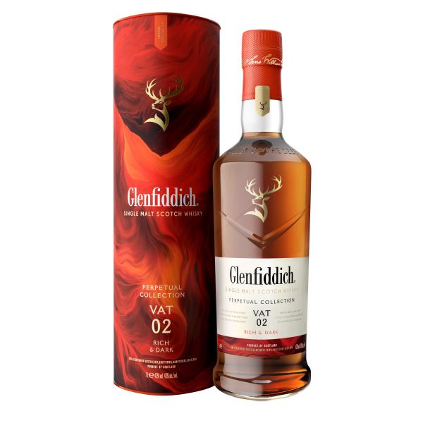 Glenfiddich Perpetual Collection Vat 2 43% 1L, Tube