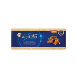 Karl Fazer Milk chocolate with salty toffee brittles 250g