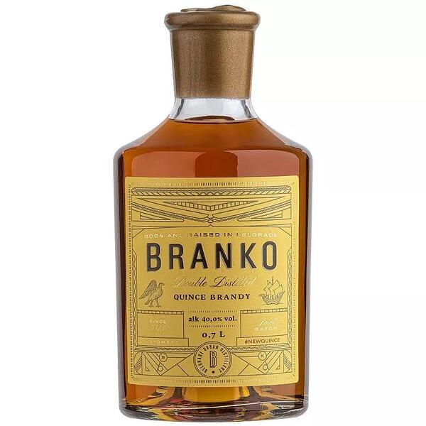 Branko Quince Premium Brandy 40% 0.7 L.