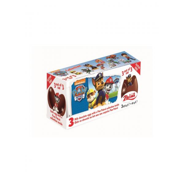 Paw Patrol Zaini surprise egg 3-pack 60g