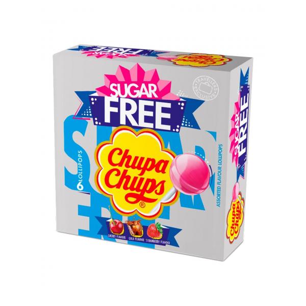 Chupa Chups sugarfree lollipops 66g