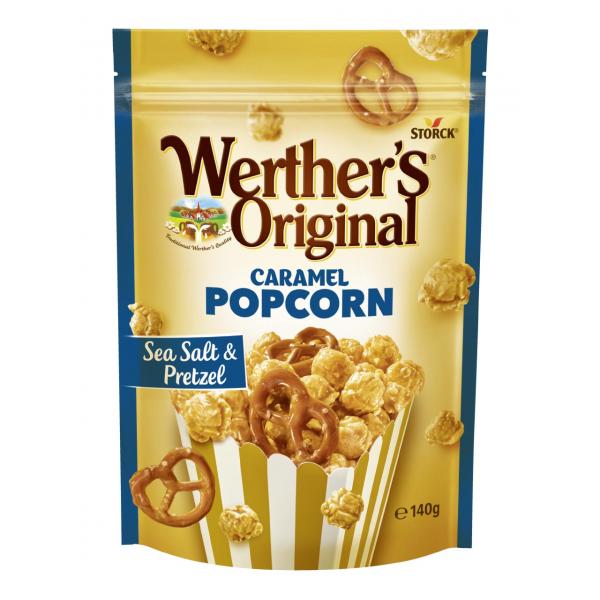 Werther s Caramel Popcorn Pretzel 140g