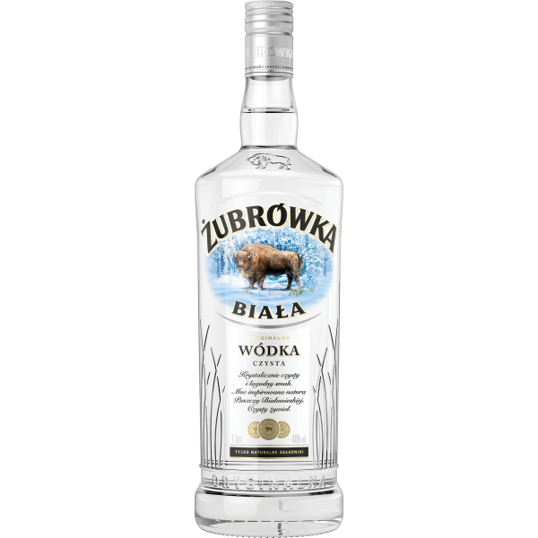 Zubrowka Vodka White 40% 1L