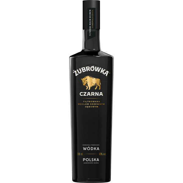 Zubrowka Vodka Black 40% 0.7L