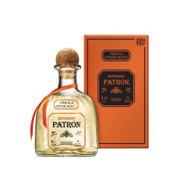 Patron Tequila Reposado 40% 1L gift pack