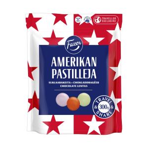 Fazer American vegan chocolate lentils 300g