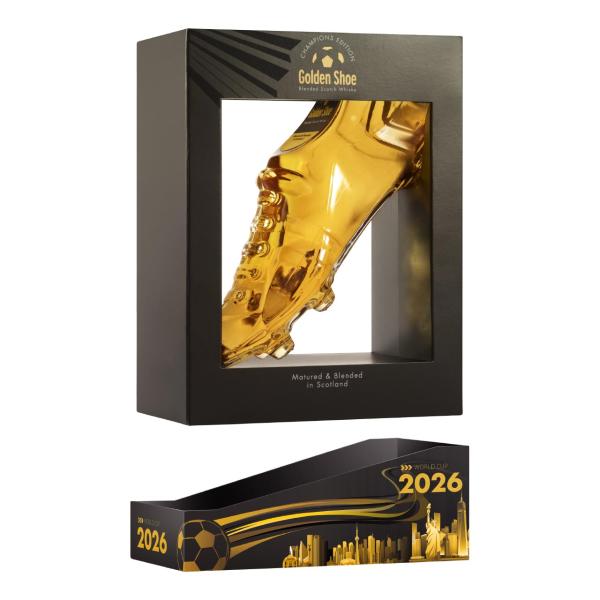 Golden Shoe 2026 Scotch Whisky 40% 0.7L. Golden Shoe 2026 Scotch Whisky 40% 0.7L.