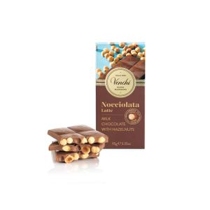 Venchi Milk Chocolate Hazelnut bar 95/100g.