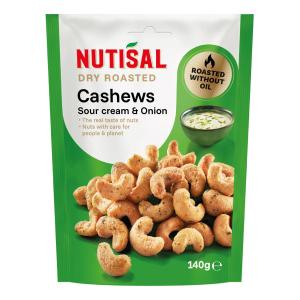 Nutisal Dry Roasted Cashew SourCreme&Onion 140g