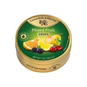 Cavendish & Harvey Mix Fruit Candies Tin 200g