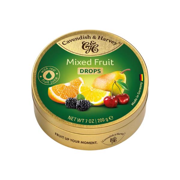 Cavendish & Harvey Mix Fruit Candies Tin 200g Cavendish & Harvey Mix Fruit Candies Tin 200g