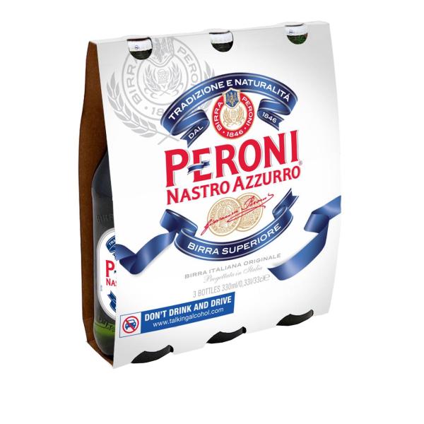 Peroni Nastro Azzuro Beer Btl 0.33L